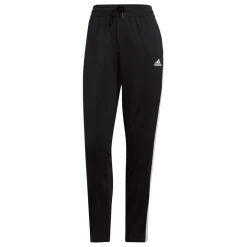 adidas Womens Essentials 3-Stripes Tracksuit in Black-White
