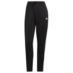 adidas Womens Essentials 3-Stripes Tracksuit in Black-White