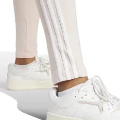 adidas Womens Essentials 3 Stripe Leggings in Pink