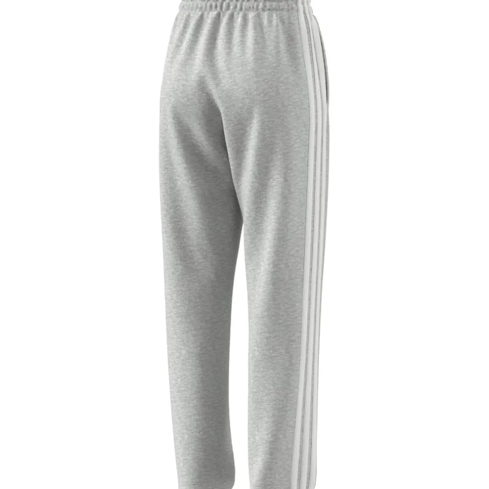 adidas Womens Essentials Wide Leg Fleece Pant in Grey