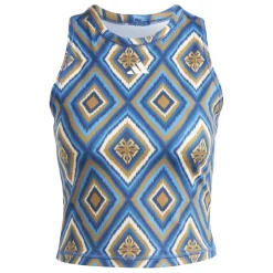 adidas Womens Farm Rio Training Tank Top in Blue