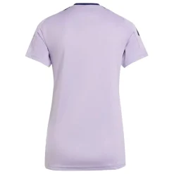 adidas Womens France Rugby Performance T-Shirt 2025 in Purple