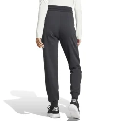 adidas Womens French Terry Print Regular Joggers in Black