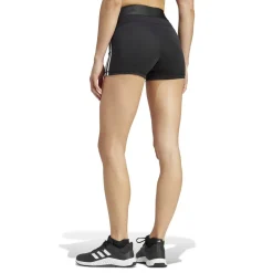 adidas Womens Hyglm 3inch Gym Shorts in Black