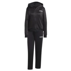 adidas Womens Linear Tracksuit in Black