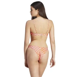 adidas Womens Monogram Bikini Top in Pink