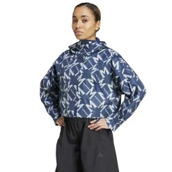 adidas Womens Mufc Wmn Wb Tracksuit Top in Purple