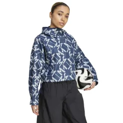 adidas Womens Mufc Wmn Wb Tracksuit Top in Purple