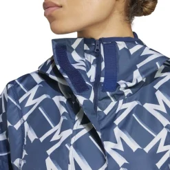 adidas Womens Mufc Wmn Wb Tracksuit Top in Purple