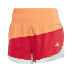 adidas Womens New York City Running Split Shorts in Red