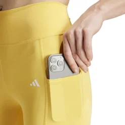 adidas Womens Opt St Hr 1 1 L Legging in Yellow