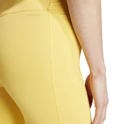 adidas Womens Opt St Hr 1 1 L Legging in Yellow