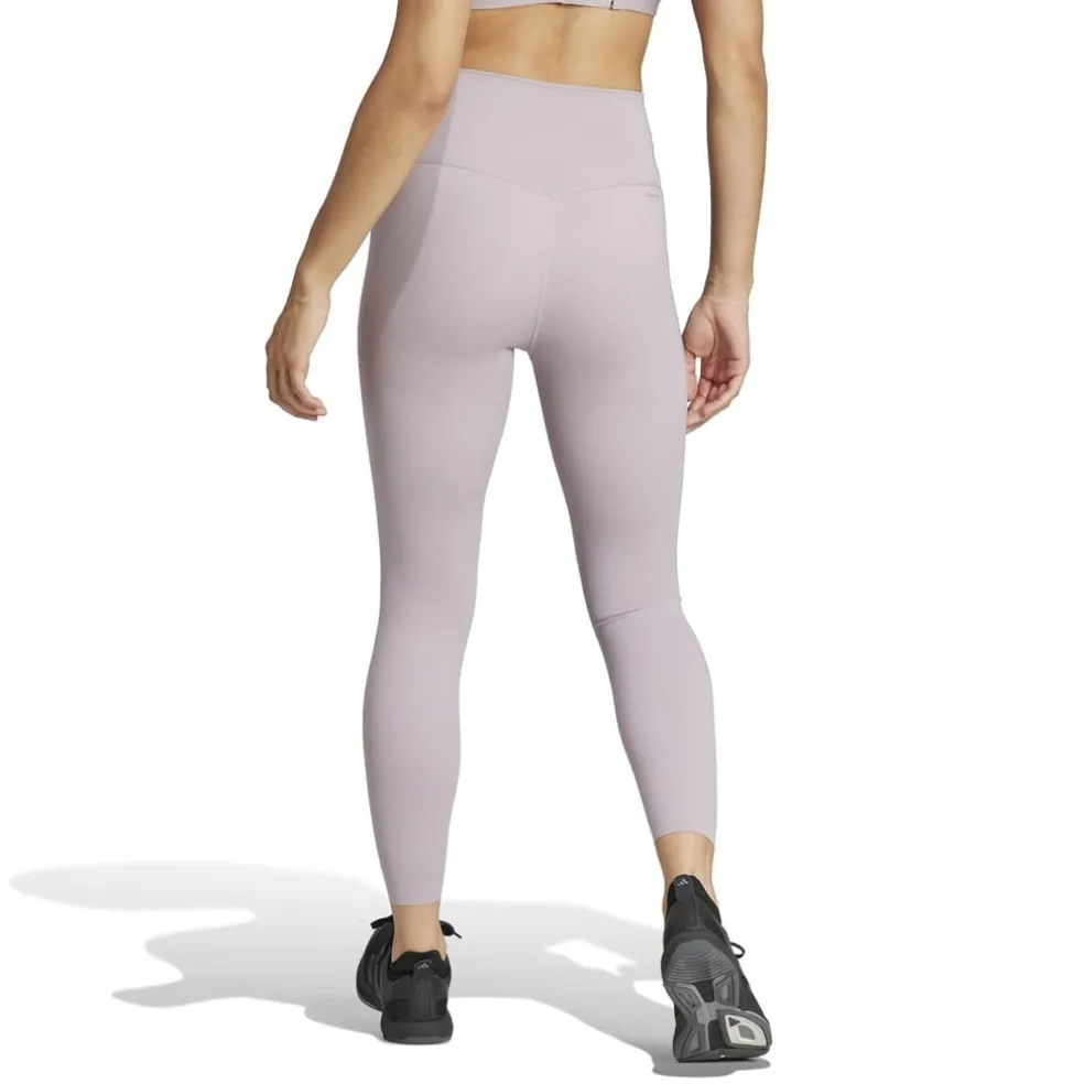 adidas Womens Optime Luxe 7 8 Leggings in Purple