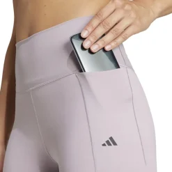 adidas Womens Optime Luxe 7 8 Leggings in Purple