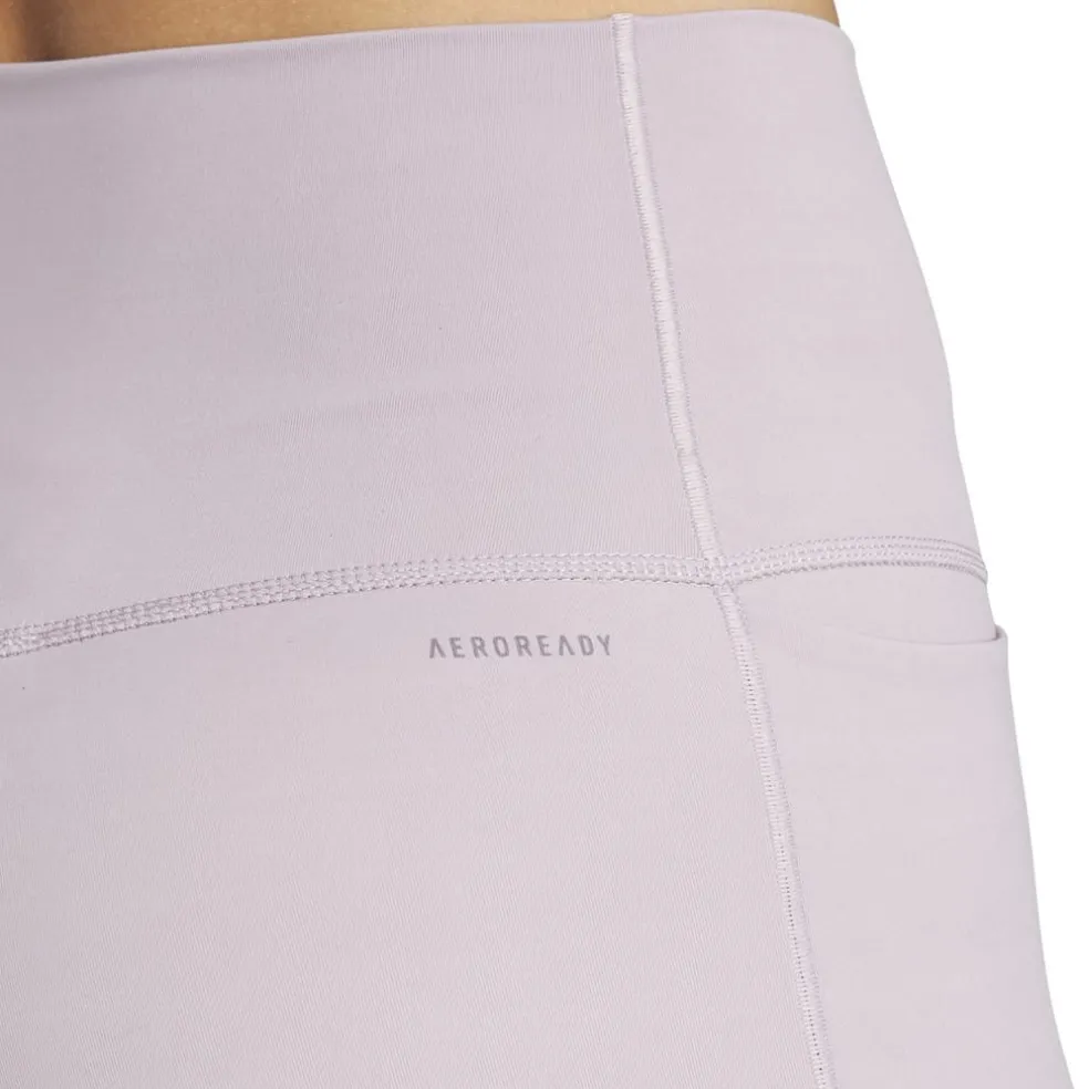 adidas Womens Optime Luxe 7 8 Leggings in Purple