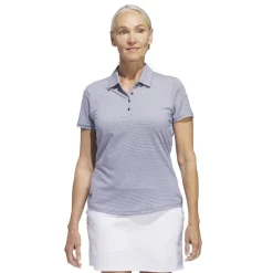 adidas Womens Ottoman Short Sleeve Polo Shirt in Blue