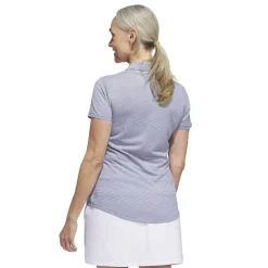 adidas Womens Ottoman Short Sleeve Polo Shirt in Blue