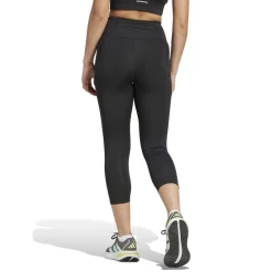 adidas Womens Own The Run Three Quarterleggings in Black