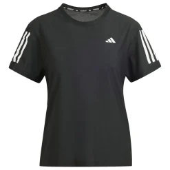 adidas Womens Own The Run T-Shirt in Black