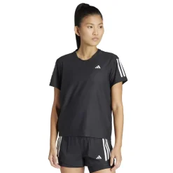 adidas Womens Own The Run T-Shirt in Black
