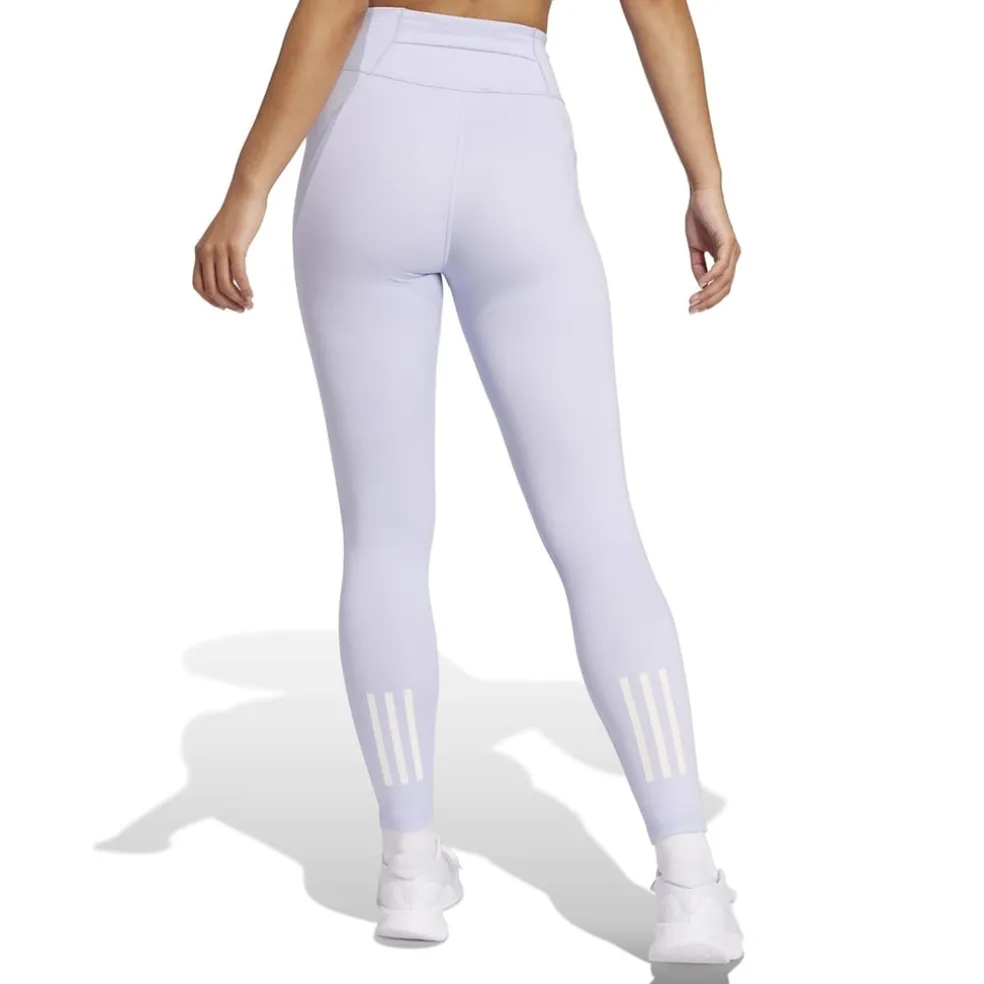 adidas Womens Own The Run 7 8 Length Running Tight in Purple
