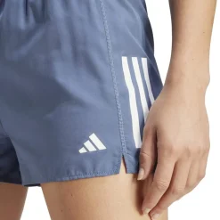 adidas Womens Own The Run Shorts in Blue