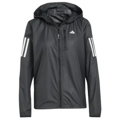 adidas Womens Own The Run Running Jacket in Black