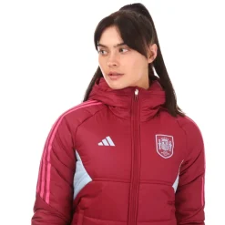 adidas Womens Spain Condivo 22 Winter Jacket in Red