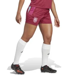 adidas Womens Spain Tiro 23 Training Shorts in Red