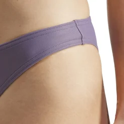 adidas Womens Sporty Bik Bt Bikini Bottom in Purple