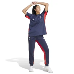 adidas Womens Team Gb Dance Cargo Joggers in Blue