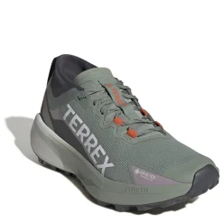 adidas Womens Terrex Agravic GorE-Tex Trail Running Shoes in Green
