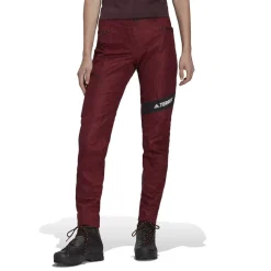 adidas Womens Terrex Techrock Rain.rdy Pants in Red