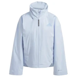 adidas Womens Terrex Traveer Rain Rdy Waterproof Jacket in Blue