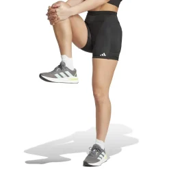 adidas Womens The Run Short Leggings in Black