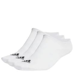 adidas Womens Thin And Light No Show 3 Pack Socks in White