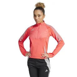 adidas Womens Tiro24 Wintopw Tracksuit Top in Red