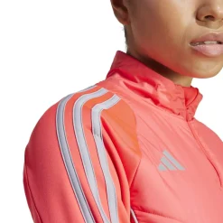 adidas Womens Tiro24 Wintopw Tracksuit Top in Red