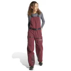adidas Womens Tr 3l GorE-Tex Bib W Ski Trouser in Red