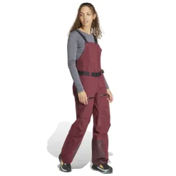 adidas Womens Tr 3l GorE-Tex Bib W Ski Trouser in Red