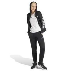 adidas Womens W Linear Ts Tracksuit in Black