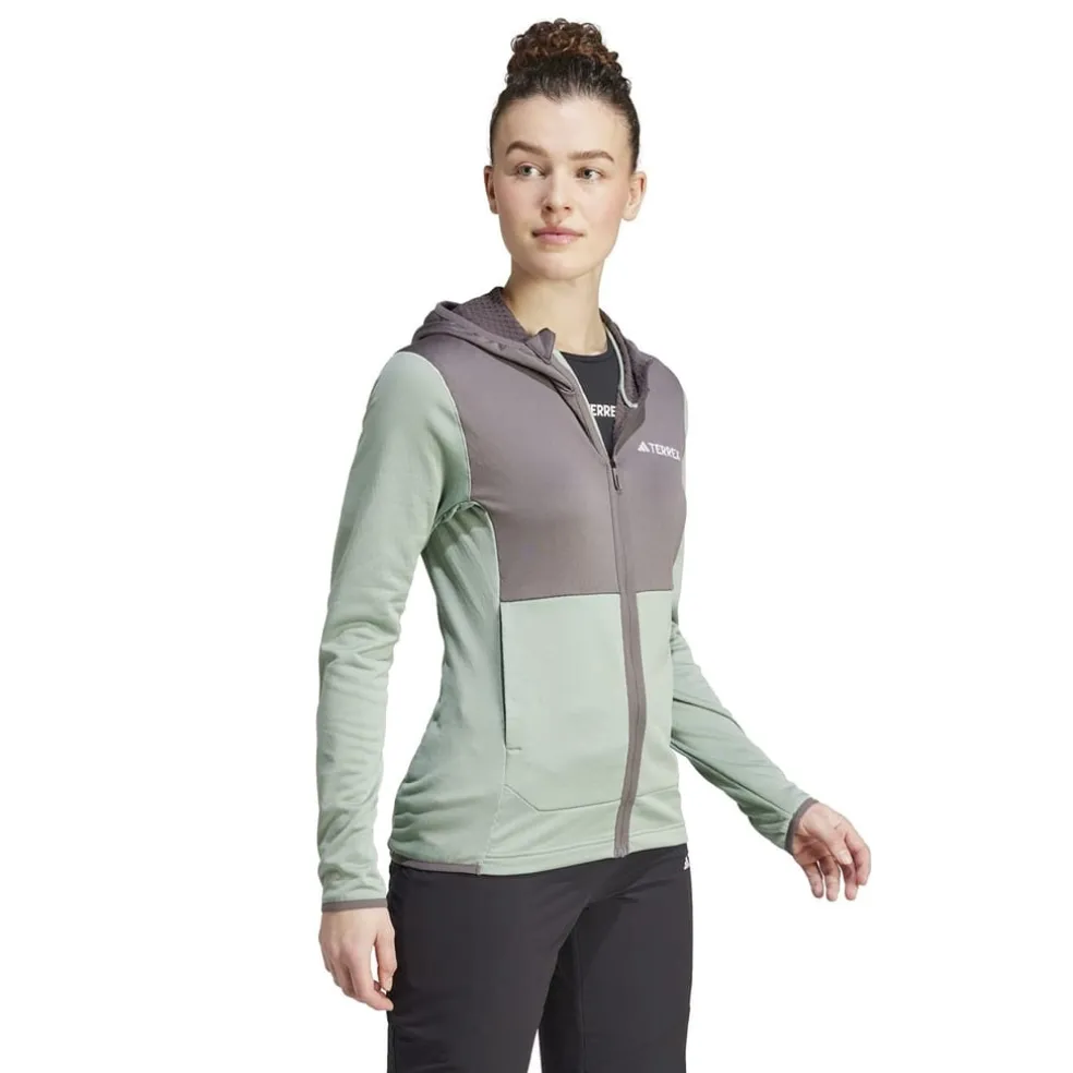 adidas Womens W Xpr Lt Fl H J Fleece in Green