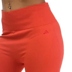 adidas Womens Yoga Seamless 7/8 Leggings in Red
