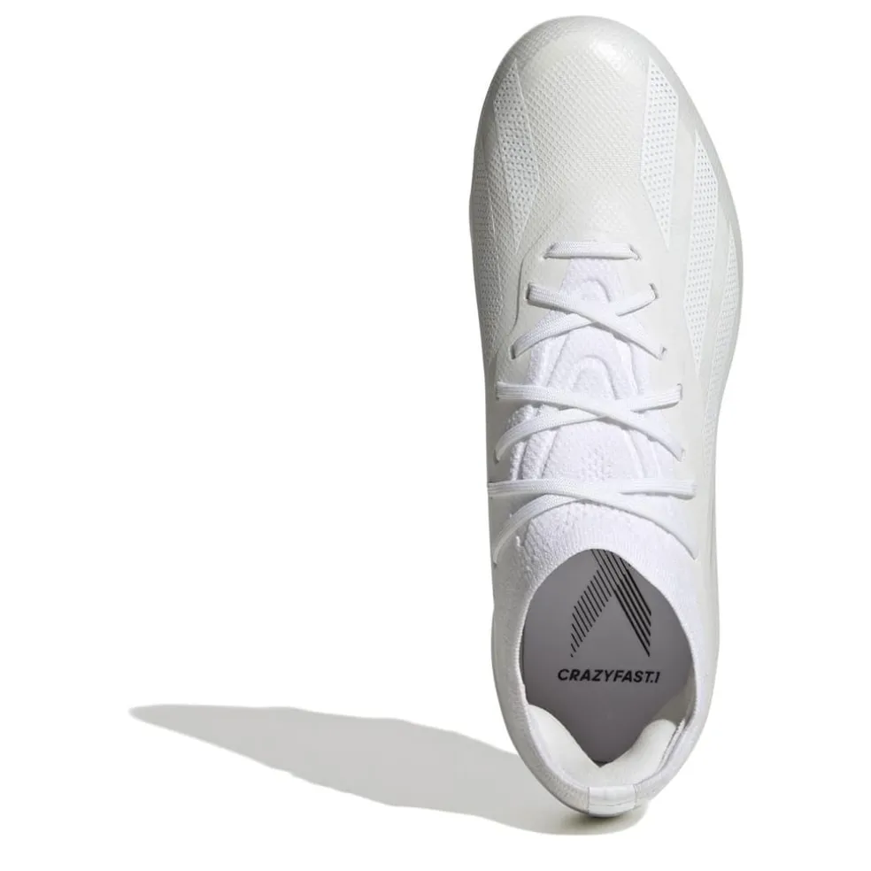 adidas X Crazyfast.1 Fg J Firm Ground Football Boots Boys in White
