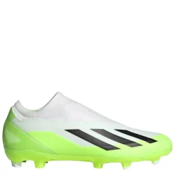 adidas X Crazyfast League Laceless Firm Ground Football Boots in White