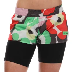 adidas X Marimekko Bold Flower Running Shorts in Multi colour