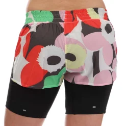 adidas X Marimekko Bold Flower Running Shorts in Multi colour