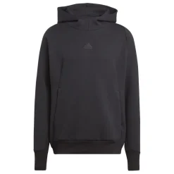 adidas Z.N.E. Hooded Relaxed Fit Sweatshirt in Black