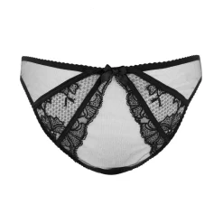 Agent Provocateur Rozlyn Lace Trim Thong in Black