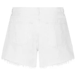 Agolde Parker Long Shorts in White